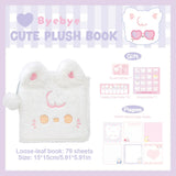 Sleeping Kitty Fluffy Notebook