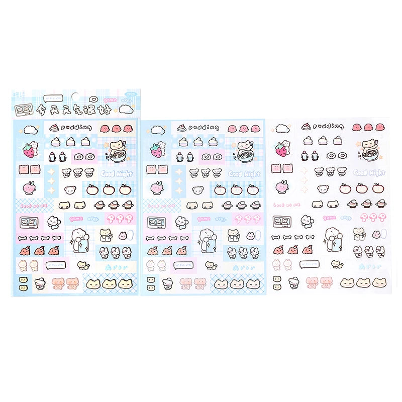 Kawaii Puppy Sticker Sheet