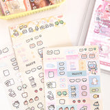 Kawaii Puppy Sticker Sheet