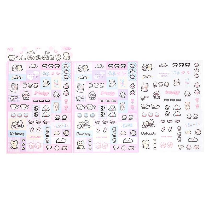 Kawaii Puppy Sticker Sheet