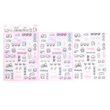 Kawaii Puppy Sticker Sheet