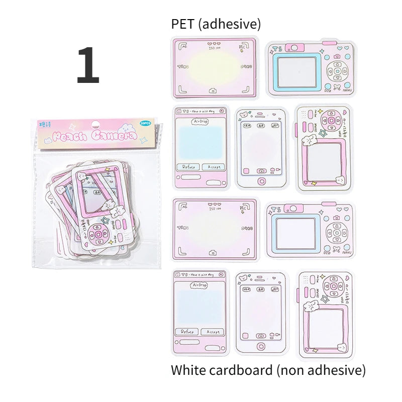 Cute Card Sticker Bag