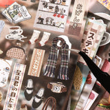 Embroidery Style Retro Sticker Book