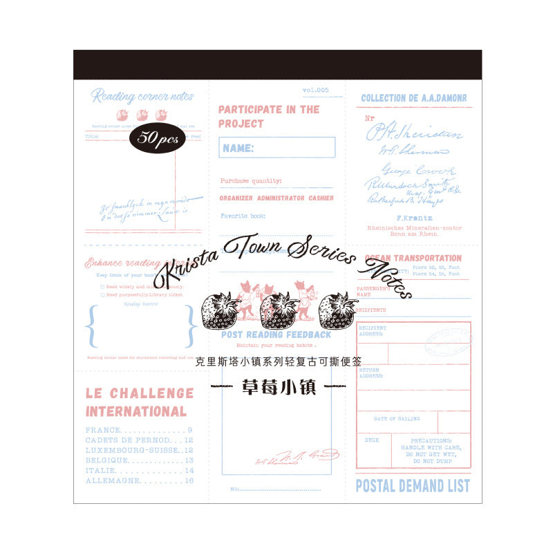 Old Town Vintage Notepad