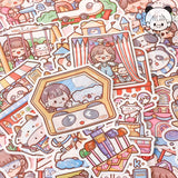 Theme Park Sticker Bag