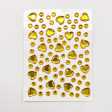 Heart Deco 3D Sticker Sheet Set