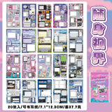 Millennium Retro Writable Sticker Book