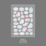 Fluffy Bubble Felt Sticker