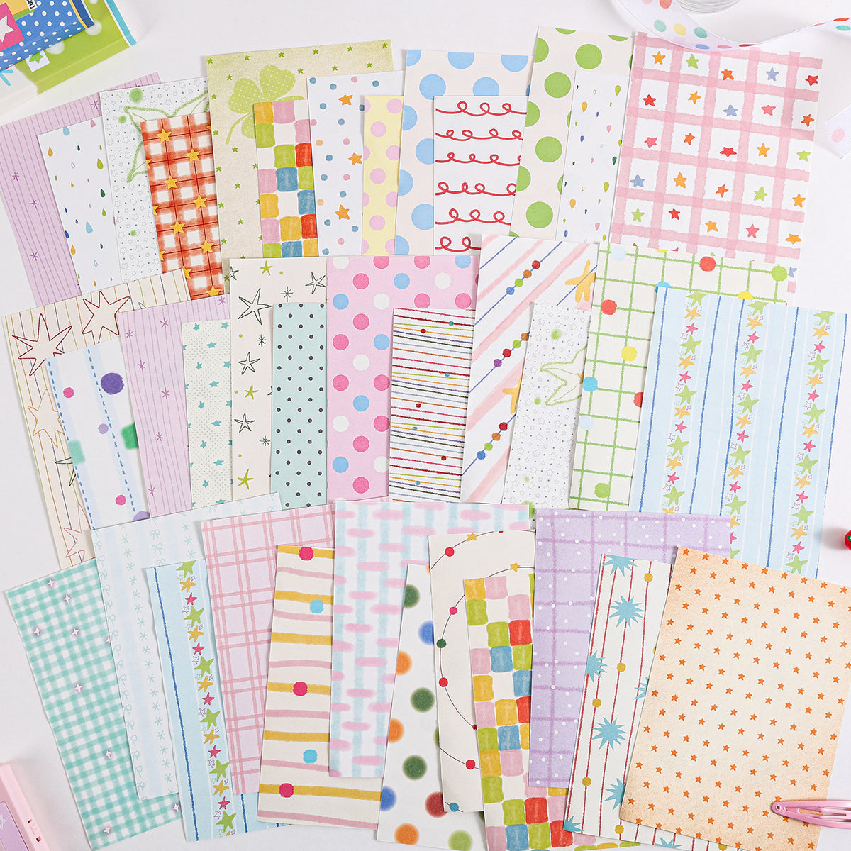 Aesthetic Background Journaling Material Paper