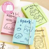 A7 Size Colorful Loose-leaf Notebook