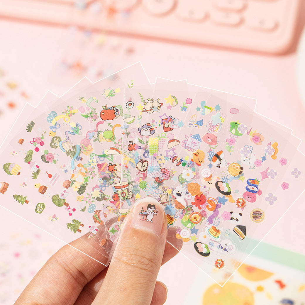 Gathering Cuteness PET Sticker Book Set