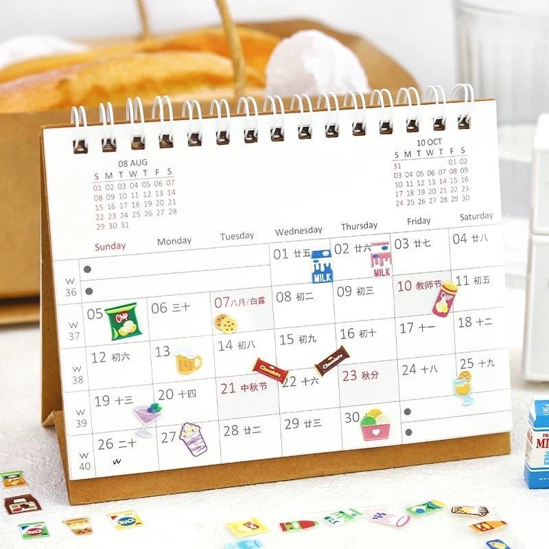 Food Market 3D Sticker Sheet