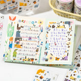 Kitty Frame Glitter Sticker Tape