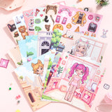 Pixel Cloth Changing DIY Sticker Book