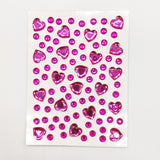 Heart Deco 3D Sticker Sheet Set