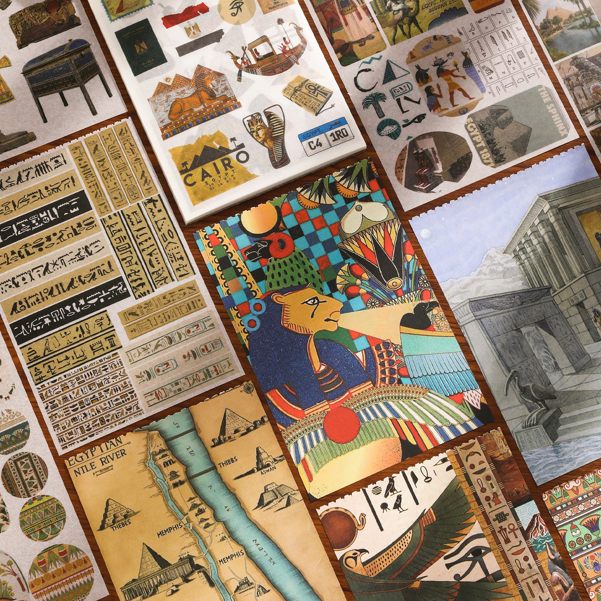 Ancient Egypt Vintage Sticker Book