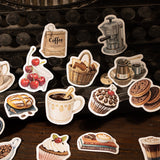 50 pcs Travel & Cafe Sticker Box