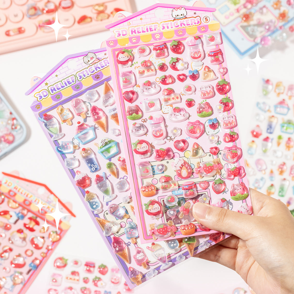 Sweet Party 3D Sticker Sheet Vol.3