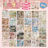 Embroidery Style Retro Sticker Book