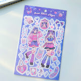Angel Twins Sticker Sheet
