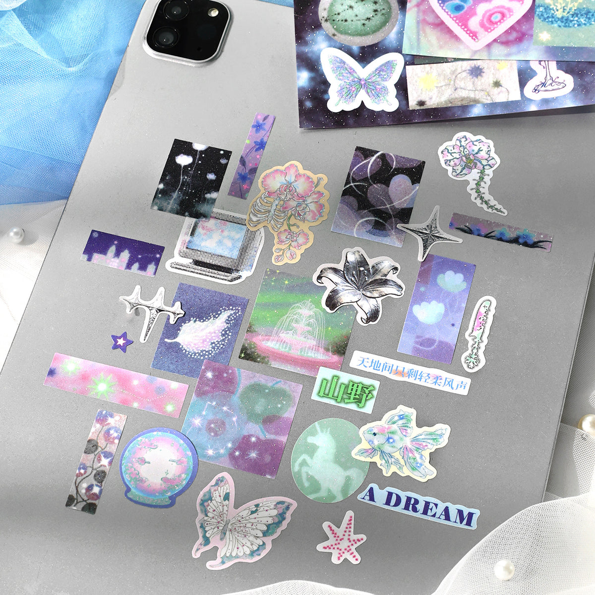 Faded Paradise Sticker Book