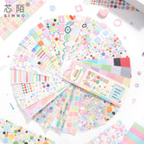 2000pcs Essential Sticker Book Series