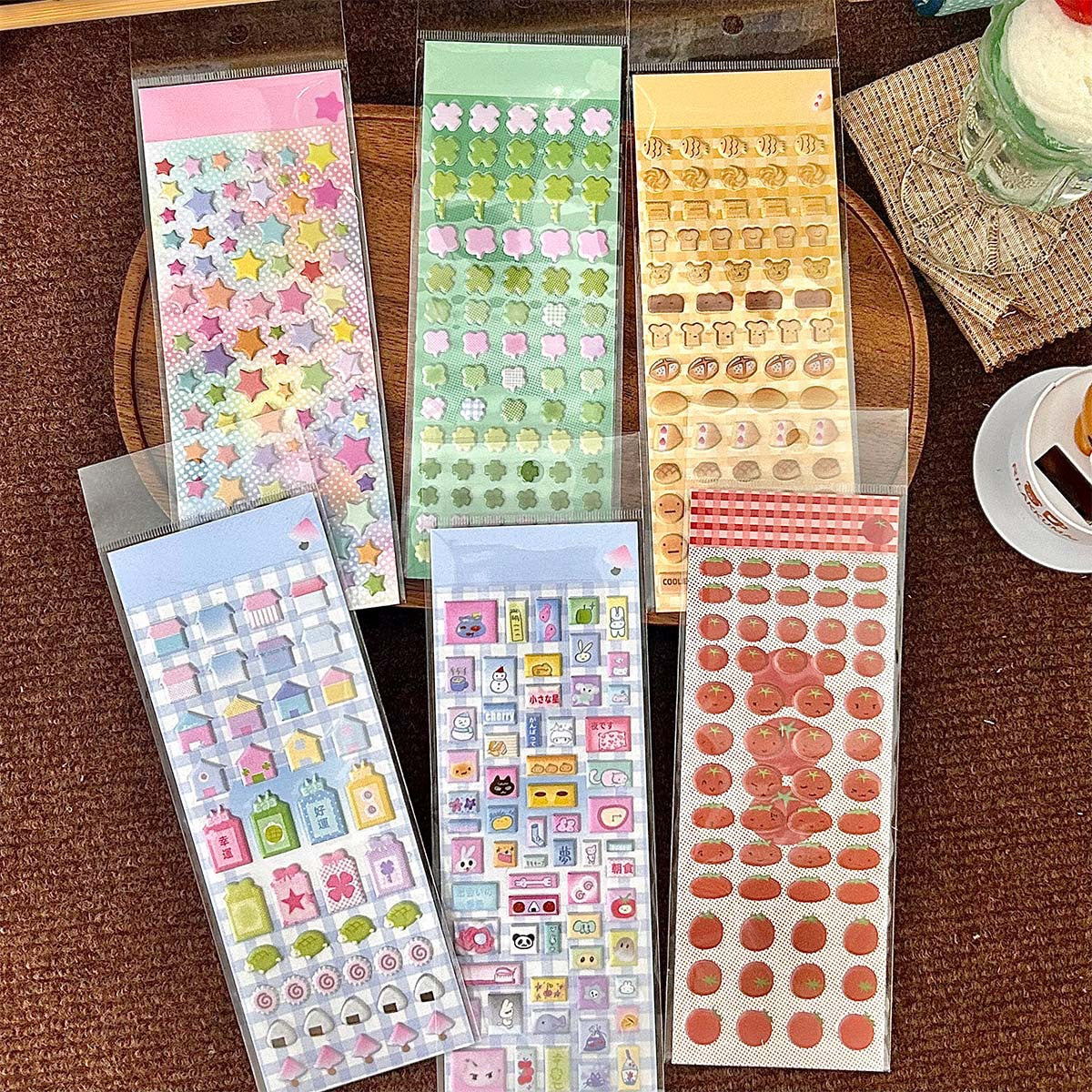 Lucky Series Puffy Sticker Sheet