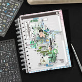 30 pages PET Mini Deco Sticker Book