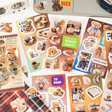 Cute Animal Dairy Sticker Book