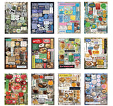 800pcs Retro Sticker Book