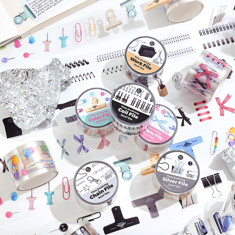 Time Organizer Clip Sticker Tape