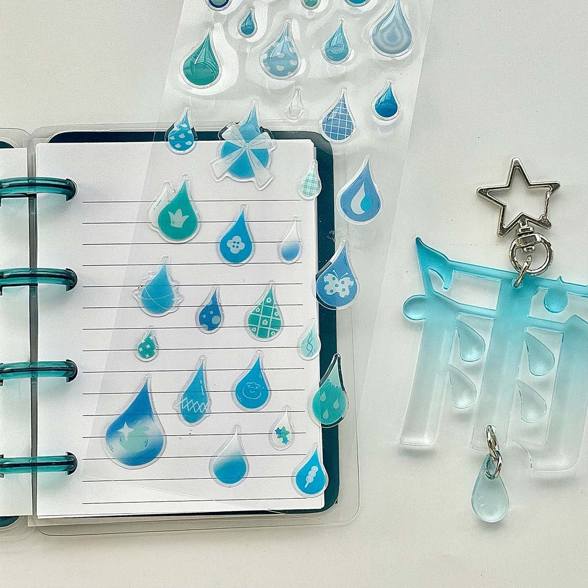 Summer Time Deco 3D Sticker Sheet