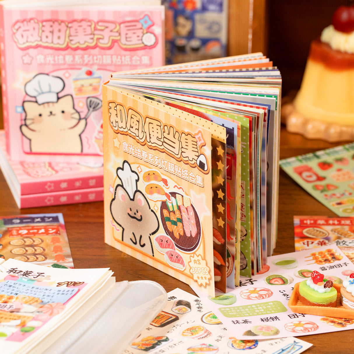 Sketch Menu Retro Sticker Book