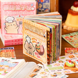 Sketch Menu Retro Sticker Book