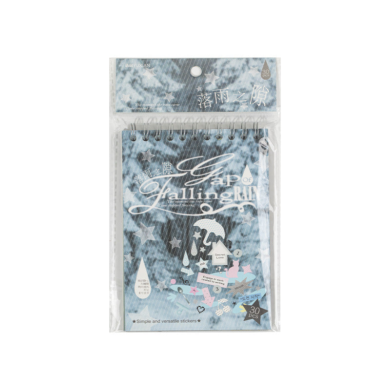 Song of Raining Coil Sticker Book