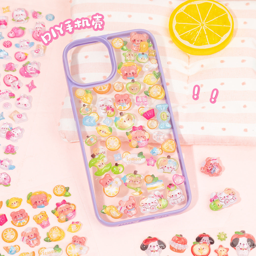 Candy Party 3D Sticker Sheet