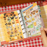 2000pcs Loose Leaf Retro Sticker Book