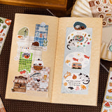 24 Sheet Japanese Retro Sticker Set