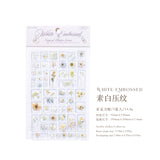 Dry Flower 3D Sticker Sheet