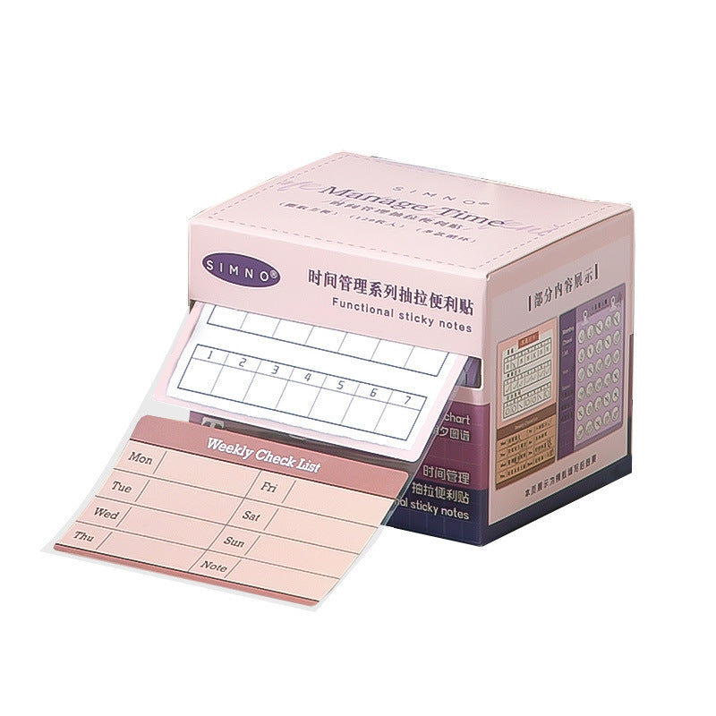 120PCS Manage Time Sticky Note