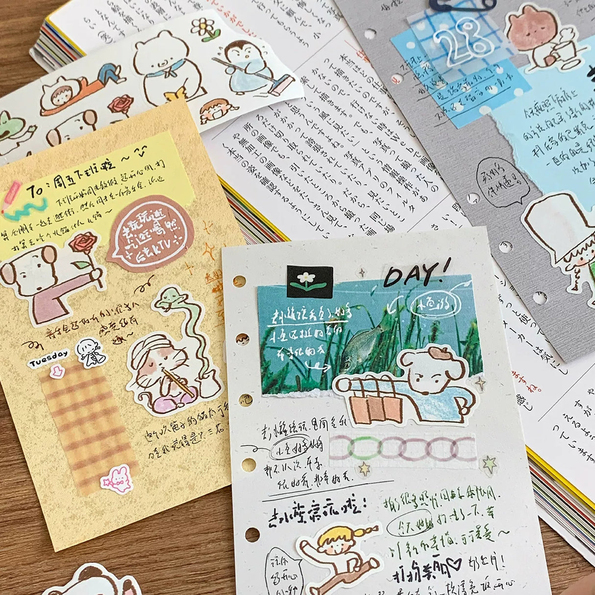 Molinta Cute Little Sketches Sticker Tape