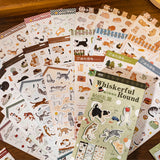 24 Sheet Japanese Retro Sticker Set