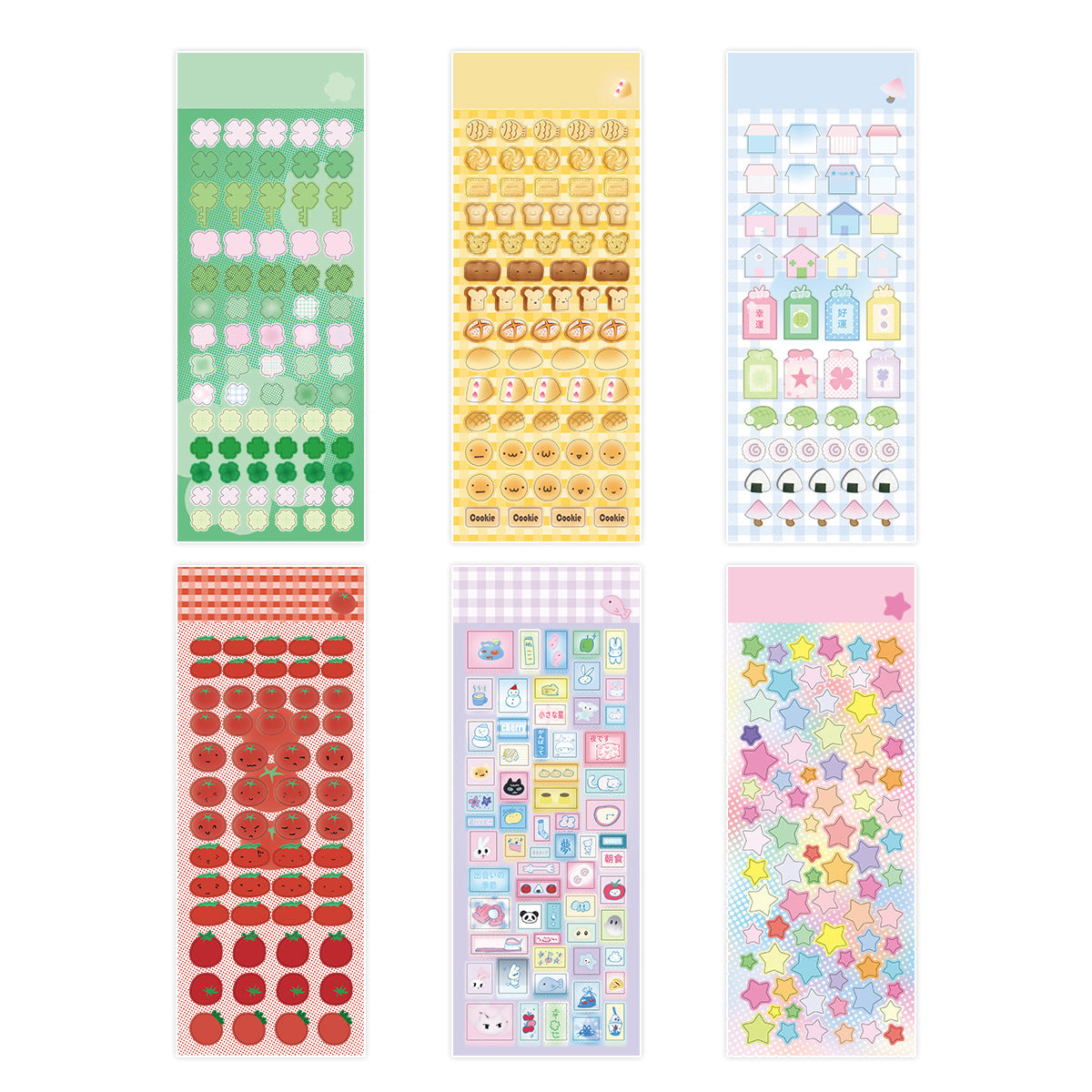 Lucky Series Puffy Sticker Sheet