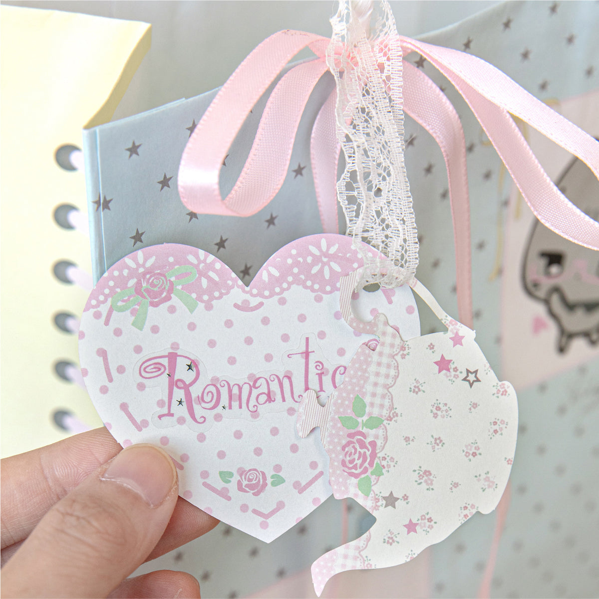 Rose Cafe Sticker Bag