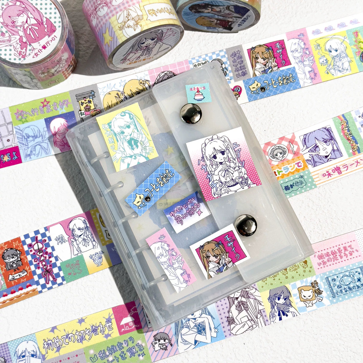 AGUGU Winter Game Glitter Sticker Tape