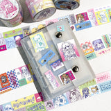 AGUGU Winter Game Glitter Sticker Tape