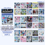 Back And Future Cyberpunk Sticker Book