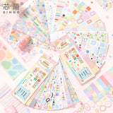 2000pcs Essential Sticker Book Series