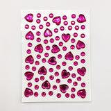 Heart Deco 3D Sticker Sheet Set