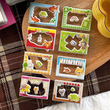 Retro Photoframe Puffy Sticker Sheet